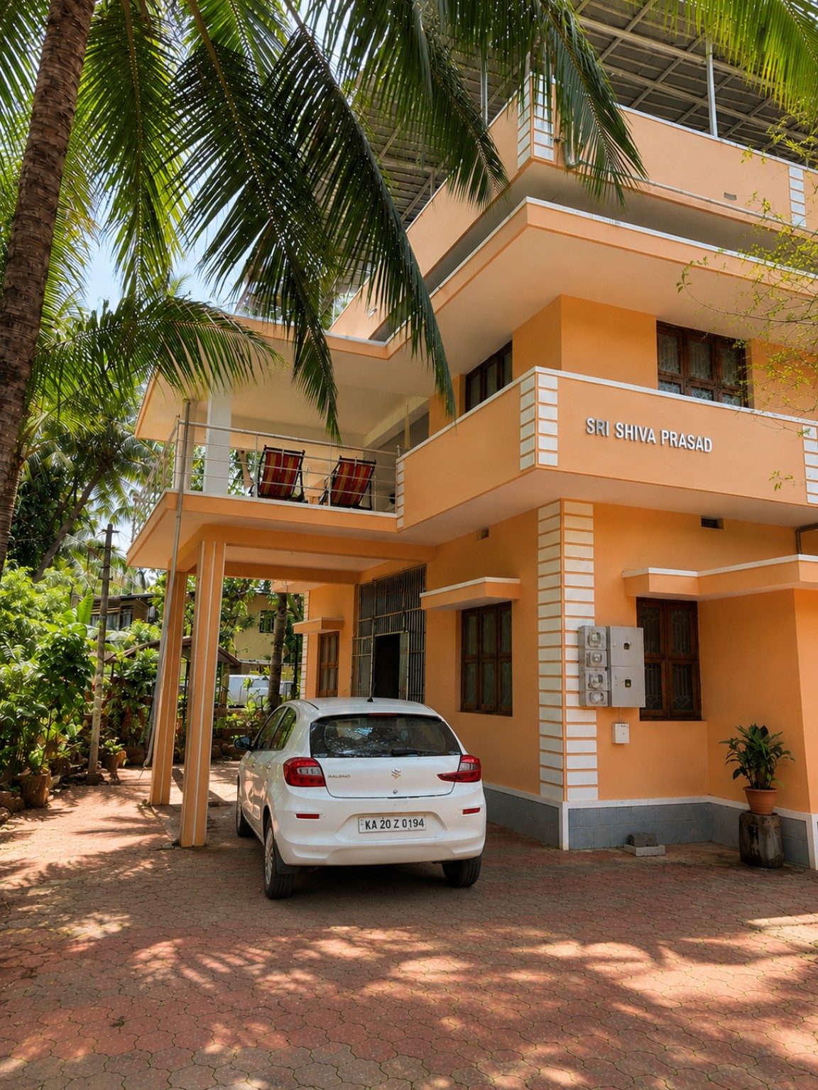 Exterior view of Balakrishna Udupi Homestay