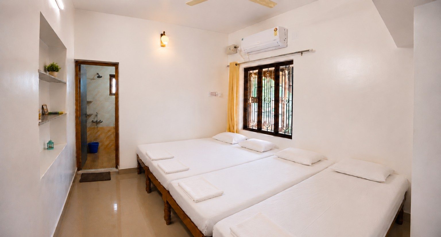Lily Apartment bedroom at Balakrishna Udupi Homestay